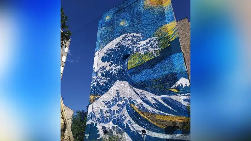 Модный тренд: почему жители Карагандинской области полюбили монументальную живопись на стенах домов, фото - Новости Zakon.kz от 01.11.2022 16:39