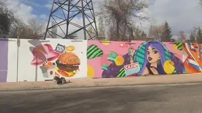 Граффити в Алматы, художники-граффитисты в Алматы, фото - Новости Zakon.kz от 13.11.2023 12:05