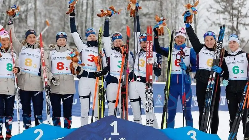 Лыжные гонки Бронза Универсиада, фото - Новости Zakon.kz от 23.01.2023 07:35