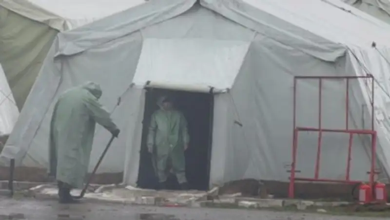 Как выглядит военный госпиталь для борьбы с коронавирусом