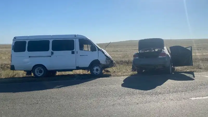 Смертельное ДТП произошло на трассе в Актюбинской области