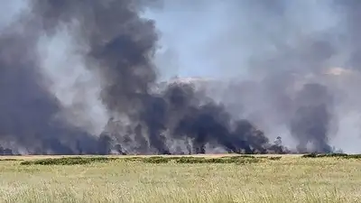 пожар, фото - Новости Zakon.kz от 17.06.2023 17:03