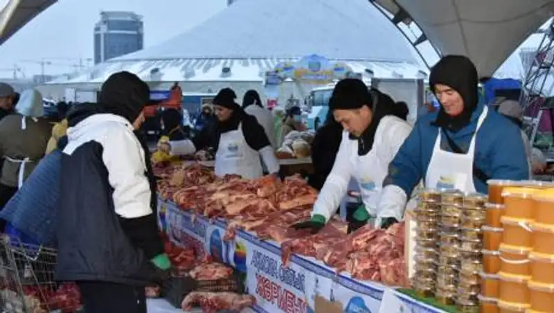 Акмолинская область привезла на ярмарку более 500 тонн сельхозпродукции