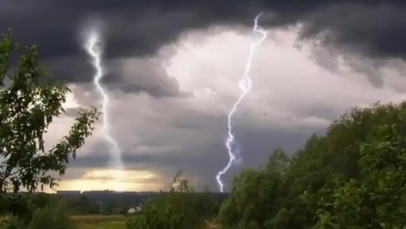 Штормовое предупреждение объявлено в четырех областях Казахстана