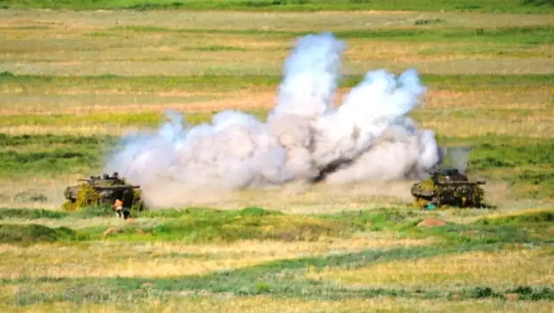 Бригадно-тактические учения с отработкой действий ночью прошли в ВС РК