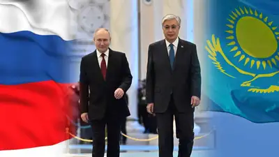 Токаев и Путин в Акорде, фото - Новости Zakon.kz от 09.11.2023 19:08