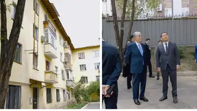 Токаев показал, где раньше жила его семья в Алматы, фото - Новости Zakon.kz от 01.06.2023 17:27
