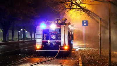 рынок Саудакент горел в Алматы, фото - Новости Zakon.kz от 28.08.2022 15:28