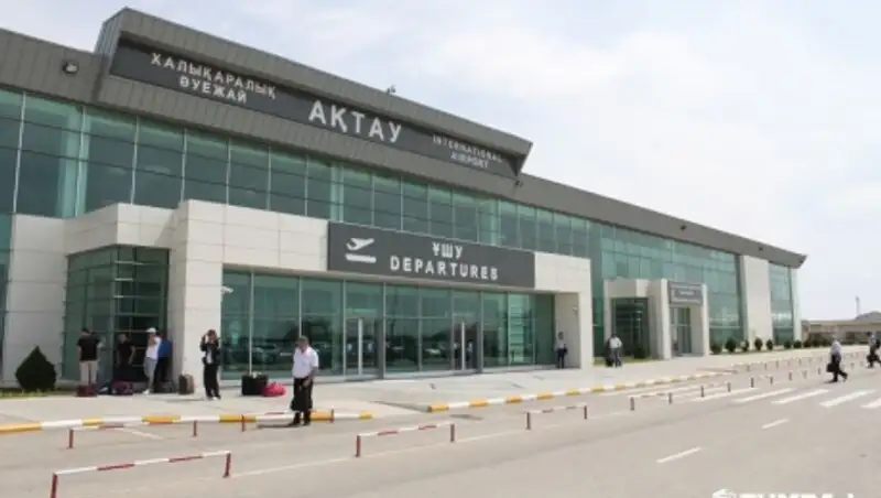 Аэропорт Актау загружен всего лишь на 30%