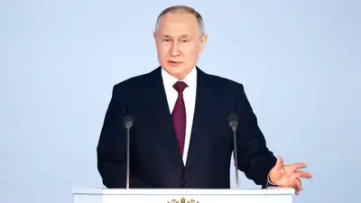 обращение Путина Федеральному собранию, фото - Новости Zakon.kz от 21.02.2023 17:19