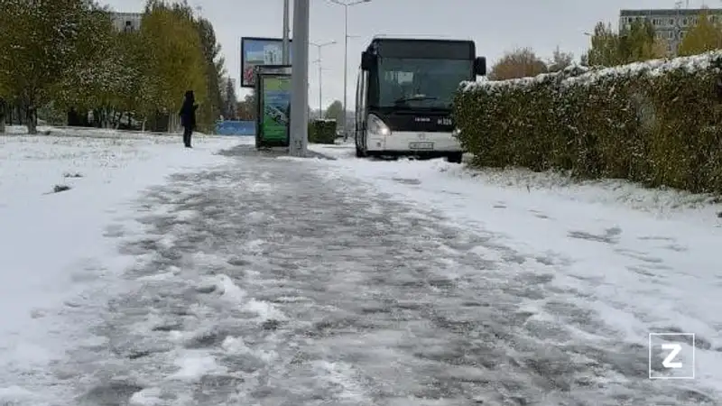 Гололед, туман и метель ожидаются в Казахстане