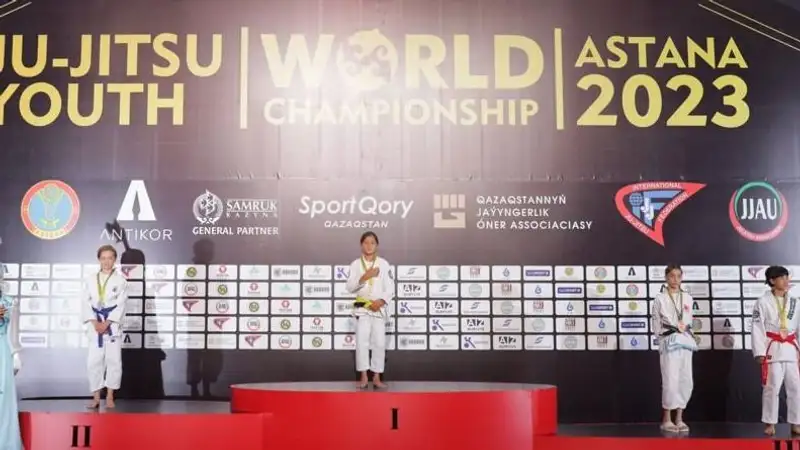 Джи-джитсу Золото ЧМ-2023, фото - Новости Zakon.kz от 24.08.2023 16:24