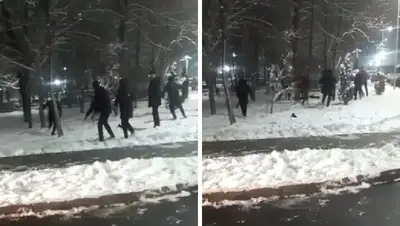 алматы, подростки, драка, полиция, фото - Новости Zakon.kz от 29.12.2021 19:58