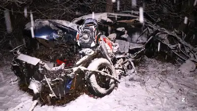 Мазда ДТП Кульджинском тракте, фото - Новости Zakon.kz от 20.01.2022 15:59