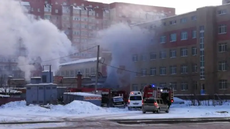 В Астане из-за микроволновки произошел пожар на СТО