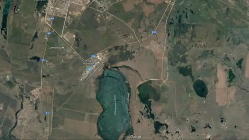 Озеро Майбалык может затопить Астану во время весеннего снеготаяния