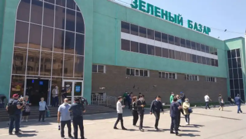 Массовое заражение коронавирусом на Зеленом базаре прокомментировал Бекшин