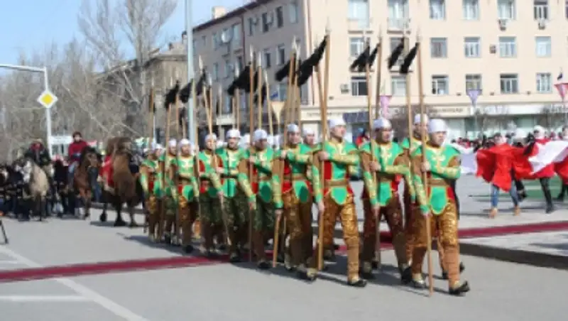 В Караганде к празднику Наурыз установили 65 юрт