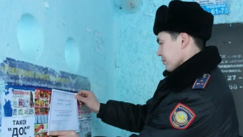 В Алматинской области активизирована деятельность участковых инспекторов полиции