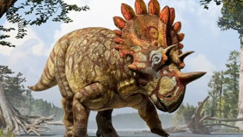 В Канаде нашли динозавра-Хеллбоя с королевским воротником