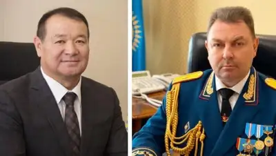 главы министерств Ильин и Ускенбаев, фото - Новости Zakon.kz от 22.02.2022 12:30