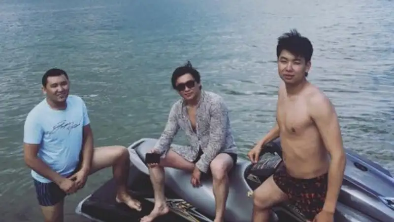 Как Кайрат Нуртас отдыхает на Иссык-Куле