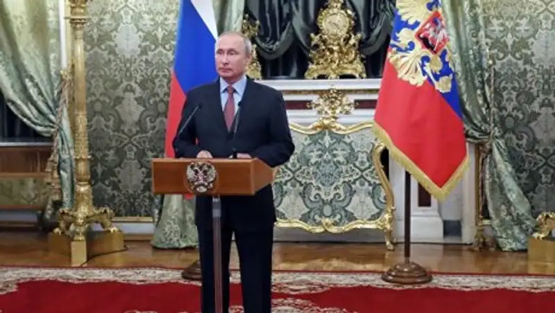 Владимир Путин вступает в должность президента России