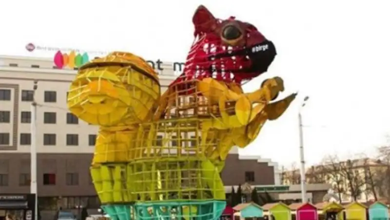 Алматинскую белку на Атакенте убирают