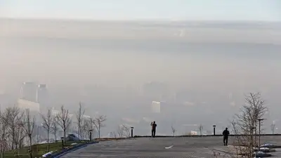 смог в Алматы, фото - Новости Zakon.kz от 22.08.2023 07:15
