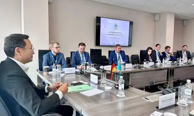 Байтерек развивает сотрудничество с немецким бизнесом, фото - Новости Zakon.kz от 11.09.2023 20:14