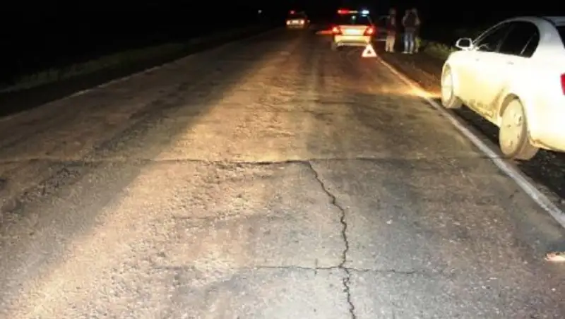 21-летний казахстанец погиб при замене колеса грузовика на трассе в России