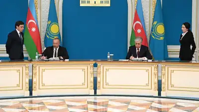 Казахстан и Азербайджан сотрудничают в торгово-экономической сфере, фото - Новости Zakon.kz от 10.04.2023 18:16