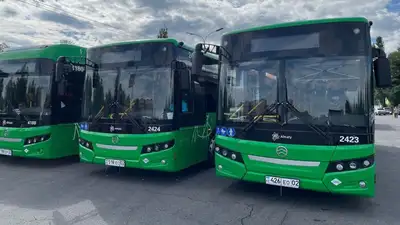 автобусы, новые автобусы Алматы, фото - Новости Zakon.kz от 08.08.2023 12:51