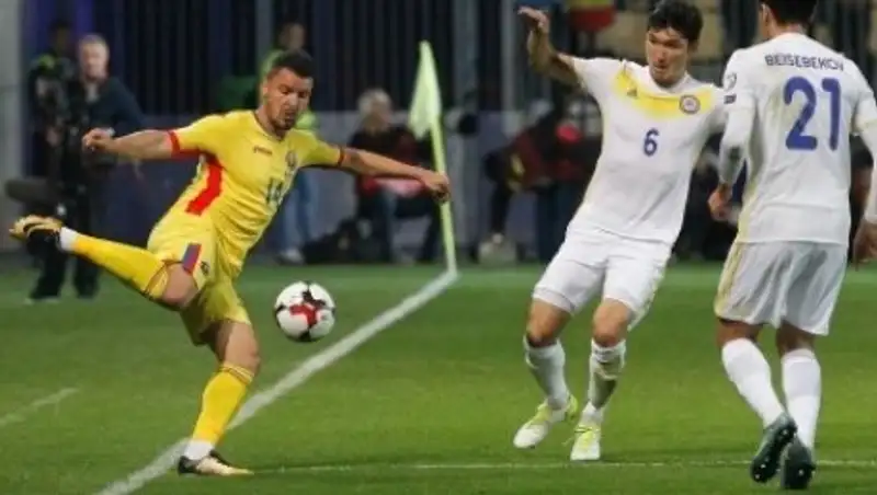 Сборная Казахстана проиграла Румынии в отборе на чемпионат мира-2018