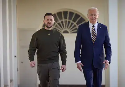 Зеленский поделился "чудесными новостями" после встречи с Байденом, фото - Новости Zakon.kz от 22.12.2022 08:00