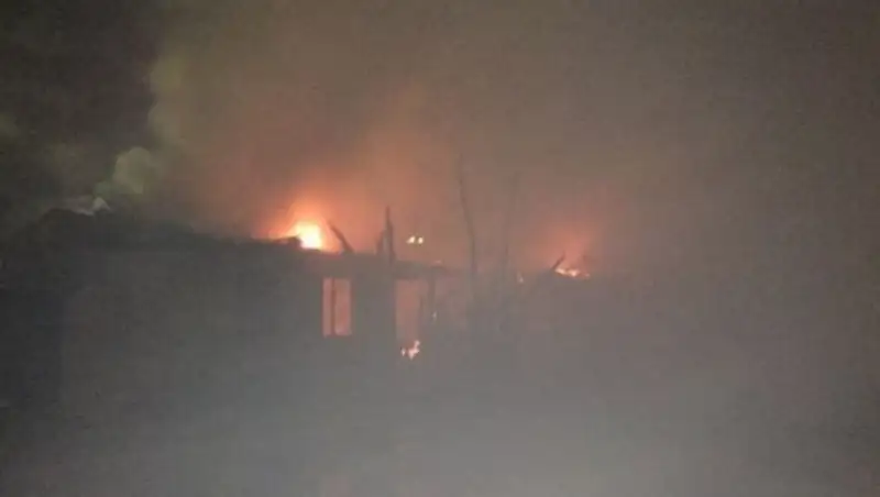 Газовый баллон взорвался при пожаре в Актау