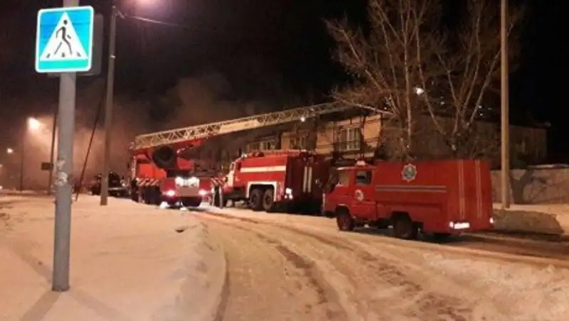 Гостиница горела в Бурабае