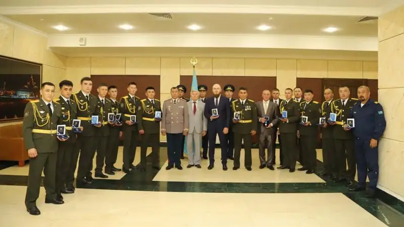 Участникам ликвидации пожара в Абайской области вручили государственные награды