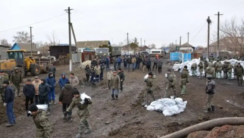 КЧС: паводок уходит из Акмолинской области и идет на север