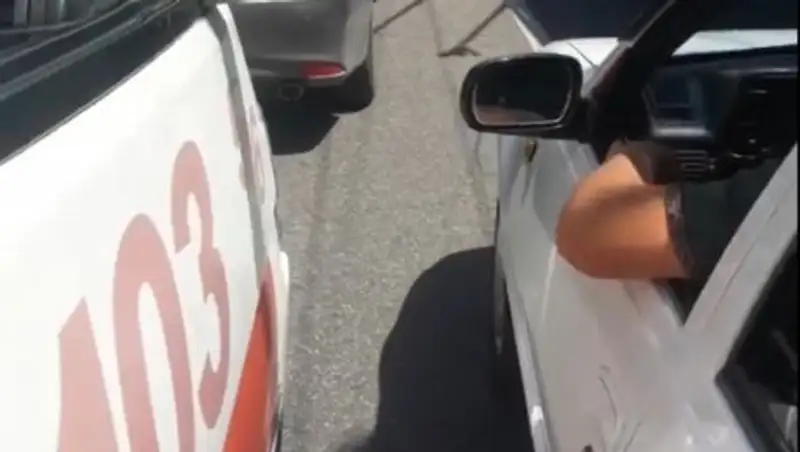 В Комитете адмполиции прокомментировали видео с водителем, не пропустившим скорую