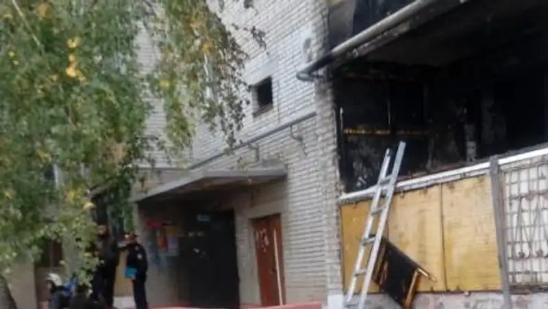 Трое детей пострадали на пожаре в Костанае