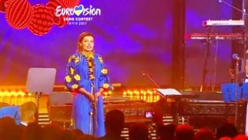 В соцсетях раскритиковали речь жены Порошенко на открытии Евровидения