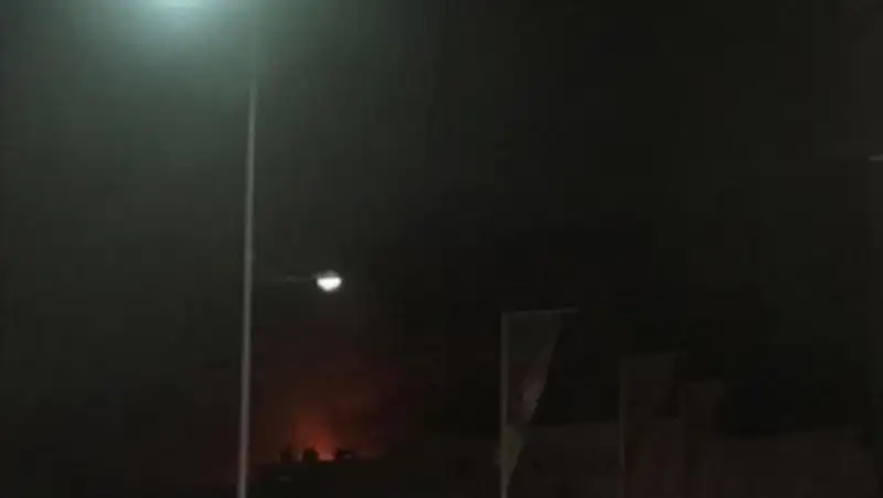 Ночной клуб горит в Атырау