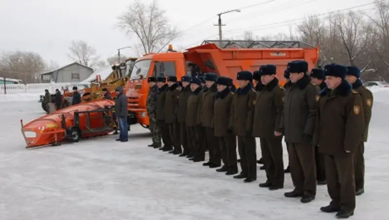 Автопарк ДЧС СКО пополнился восемью снегоуборочными машинами