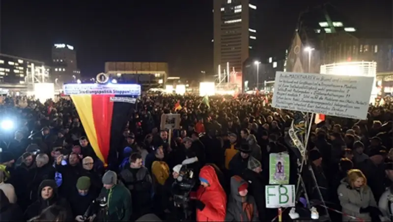 Немцы протестуют против политики Америки