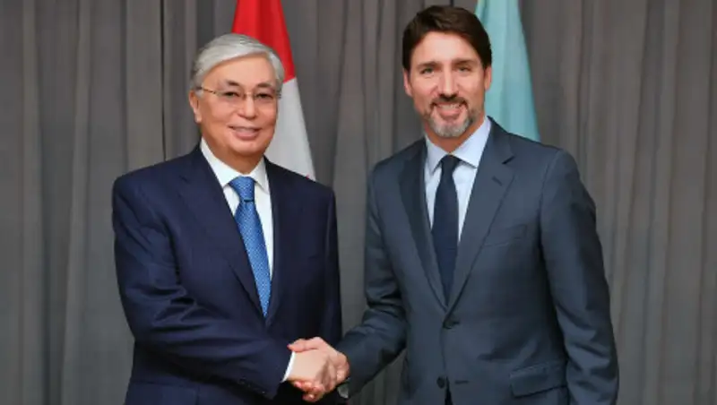 Президент Казахстана встретился с премьер-министром Канады