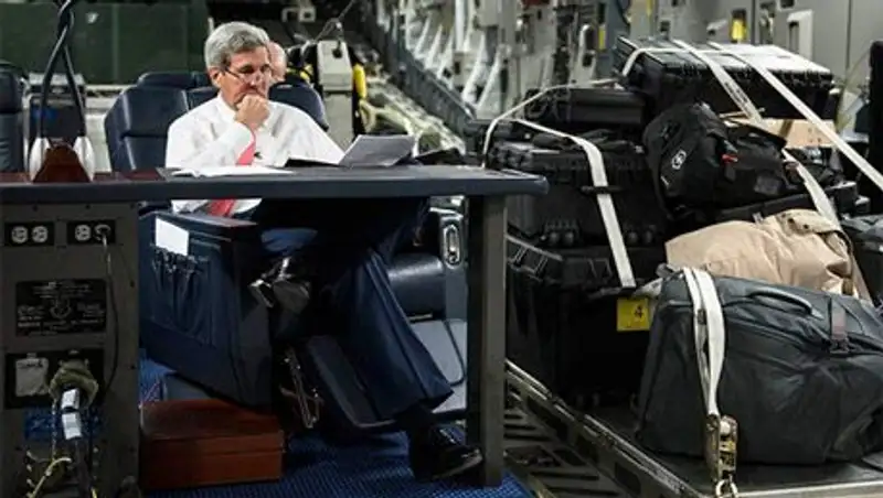 Кэрри приехал в Ирак в багажном отсеке