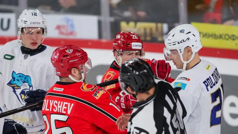 "Барыс" прервал удачную серию в матче КХЛ