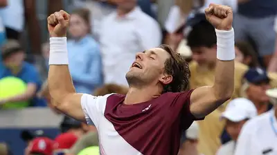 Каспер Рууд вышел в третий круг Мастерса в Шанхае. Таллон Грикспур покидает турнир   , фото - Новости Zakon.kz от 06.10.2023 12:39