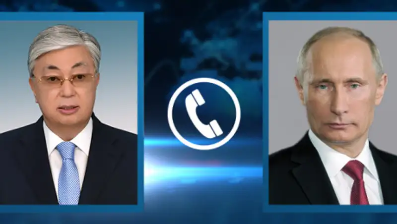 Токаев и Путин обменялись взаимными поздравлениями
